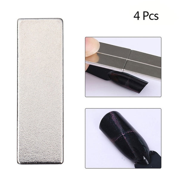 Nail Art Magnet Stick Cat Eye Magnet for UV Gel Varnish Polish 9D Cat Eye Line Strip Effect Strong Magnetic Pen Nail Art Tools