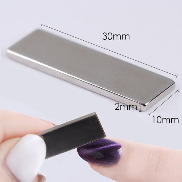 Nail Art Magnet Stick Cat Eye Magnet for UV Gel Varnish Polish 9D Cat Eye Line Strip Effect Strong Magnetic Pen Nail Art Tools