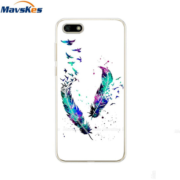 For Huawei Honor 7A Case Cover 5.45 inch Soft Silicone Thin TPU Back Cover For Fundas Huawei Honor7A Russian Version Phone Case