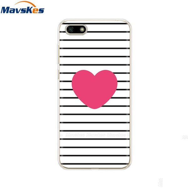 For Huawei Honor 7A Case Cover 5.45 inch Soft Silicone Thin TPU Back Cover For Fundas Huawei Honor7A Russian Version Phone Case