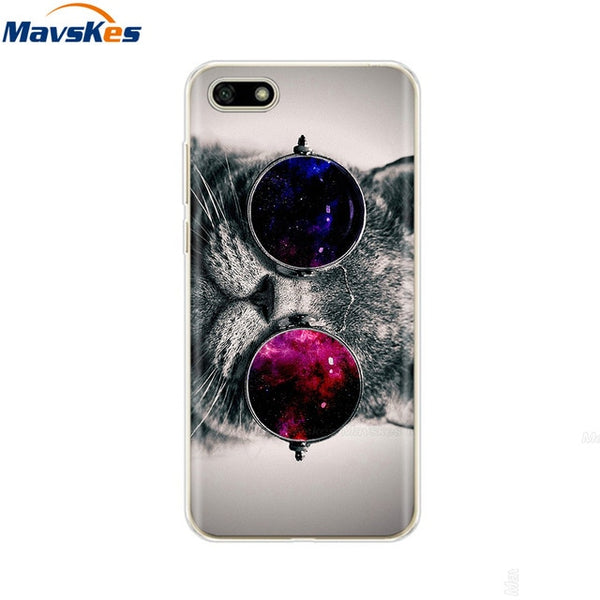 For Huawei Honor 7A Case Cover 5.45 inch Soft Silicone Thin TPU Back Cover For Fundas Huawei Honor7A Russian Version Phone Case