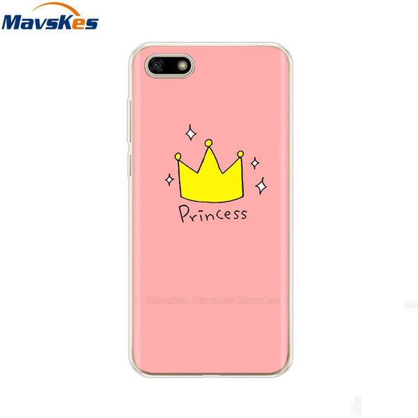 For Huawei Honor 7A Case Cover 5.45 inch Soft Silicone Thin TPU Back Cover For Fundas Huawei Honor7A Russian Version Phone Case