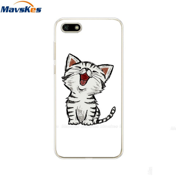 For Huawei Honor 7A Case Cover 5.45 inch Soft Silicone Thin TPU Back Cover For Fundas Huawei Honor7A Russian Version Phone Case