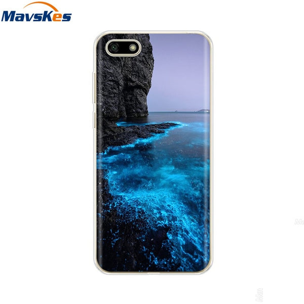 For Huawei Honor 7A Case Cover 5.45 inch Soft Silicone Thin TPU Back Cover For Fundas Huawei Honor7A Russian Version Phone Case