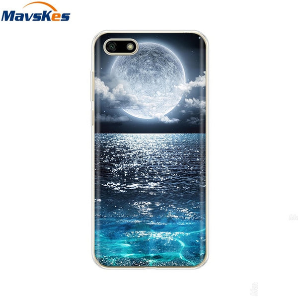 For Huawei Honor 7A Case Cover 5.45 inch Soft Silicone Thin TPU Back Cover For Fundas Huawei Honor7A Russian Version Phone Case