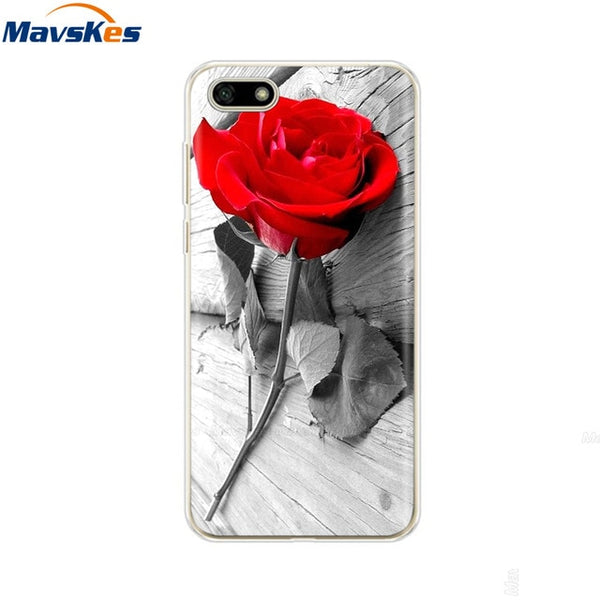 For Huawei Honor 7A Case Cover 5.45 inch Soft Silicone Thin TPU Back Cover For Fundas Huawei Honor7A Russian Version Phone Case