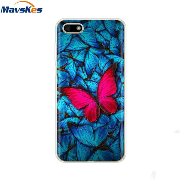 For Huawei Honor 7A Case Cover 5.45 inch Soft Silicone Thin TPU Back Cover For Fundas Huawei Honor7A Russian Version Phone Case