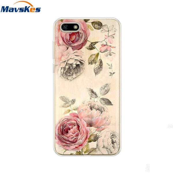 For Huawei Honor 7A Case Cover 5.45 inch Soft Silicone Thin TPU Back Cover For Fundas Huawei Honor7A Russian Version Phone Case