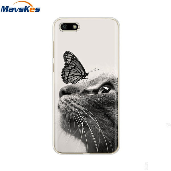 For Huawei Honor 7A Case Cover 5.45 inch Soft Silicone Thin TPU Back Cover For Fundas Huawei Honor7A Russian Version Phone Case