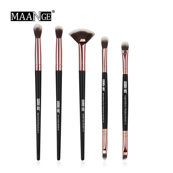 MAANGE Pro  3/5/12 pcs/lot  Makeup Brushes Set Eye Shadow Blending Eyeliner Eyelash Eyebrow Brushes For Makeup New