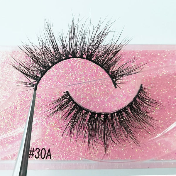 YSDO 1 Pair 3D Mink Eyelashes Fluffy Dramatic Eyelashes Makeup Wispy Mink Lashes Natural Long False Eyelashes Thick Fake Lashes