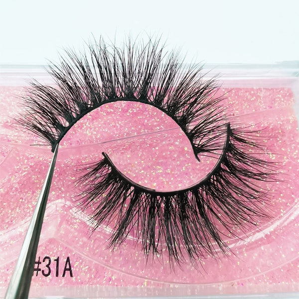 YSDO 1 Pair 3D Mink Eyelashes Fluffy Dramatic Eyelashes Makeup Wispy Mink Lashes Natural Long False Eyelashes Thick Fake Lashes