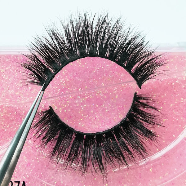 YSDO 1 Pair 3D Mink Eyelashes Fluffy Dramatic Eyelashes Makeup Wispy Mink Lashes Natural Long False Eyelashes Thick Fake Lashes