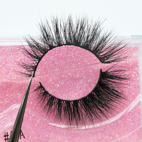 YSDO 1 Pair 3D Mink Eyelashes Fluffy Dramatic Eyelashes Makeup Wispy Mink Lashes Natural Long False Eyelashes Thick Fake Lashes