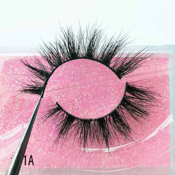 YSDO 1 Pair 3D Mink Eyelashes Fluffy Dramatic Eyelashes Makeup Wispy Mink Lashes Natural Long False Eyelashes Thick Fake Lashes