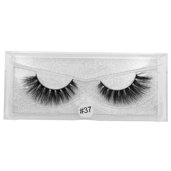 YSDO 1 Pair 3D Mink Eyelashes Fluffy Dramatic Eyelashes Makeup Wispy Mink Lashes Natural Long False Eyelashes Thick Fake Lashes