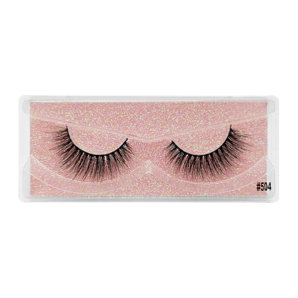 YSDO 1 Pair 3D Mink Eyelashes Fluffy Dramatic Eyelashes Makeup Wispy Mink Lashes Natural Long False Eyelashes Thick Fake Lashes