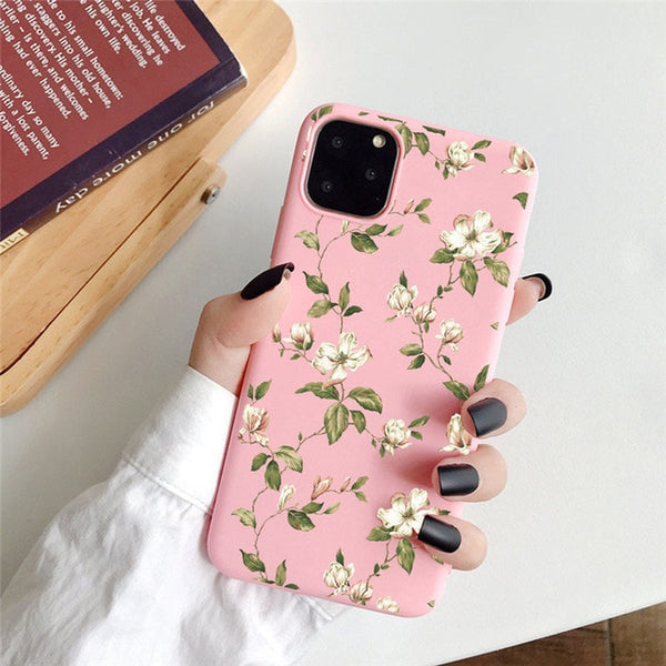 moskado Art Floral Daisy Phone Case For iPhone