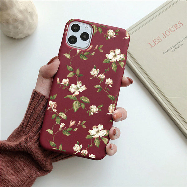 moskado Art Floral Daisy Phone Case For iPhone