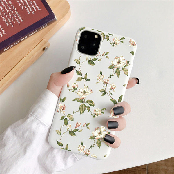 moskado Art Floral Daisy Phone Case For iPhone