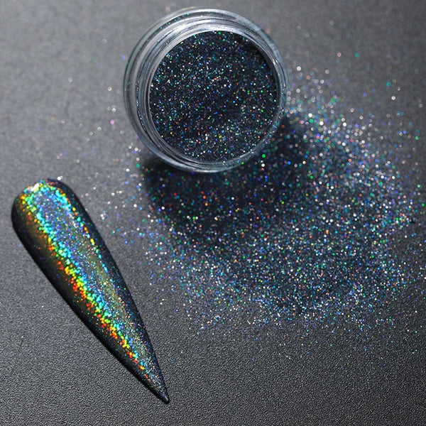 Rose Gold Bubble Mirror Powder Metallic Nail Glitter Holographics Chrome Dust Sparkling Flakes Pigment Manicur Nail Art Decor