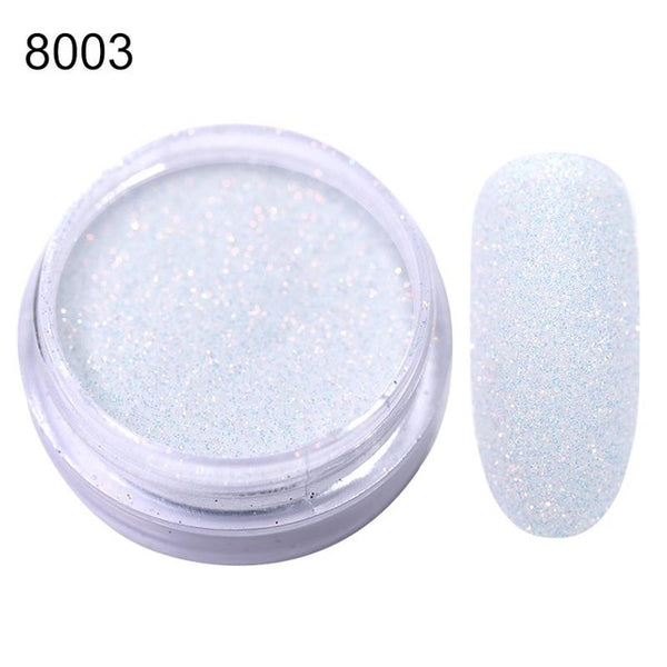 Rose Gold Bubble Mirror Powder Metallic Nail Glitter Holographics Chrome Dust Sparkling Flakes Pigment Manicur Nail Art Decor