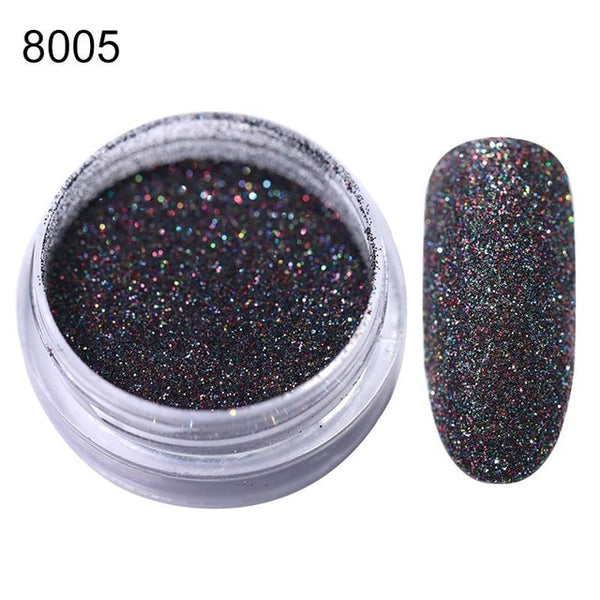 Rose Gold Bubble Mirror Powder Metallic Nail Glitter Holographics Chrome Dust Sparkling Flakes Pigment Manicur Nail Art Decor