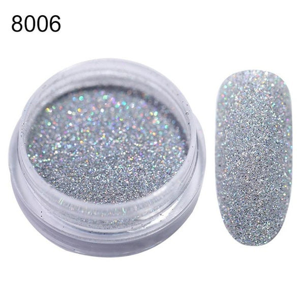 Rose Gold Bubble Mirror Powder Metallic Nail Glitter Holographics Chrome Dust Sparkling Flakes Pigment Manicur Nail Art Decor