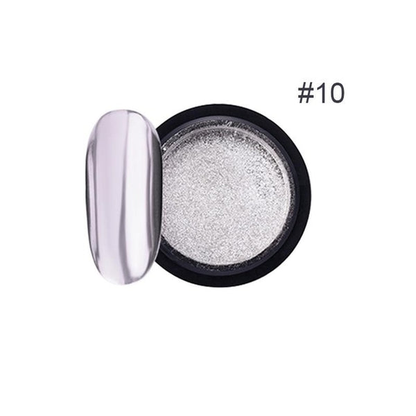 Rose Gold Bubble Mirror Powder Metallic Nail Glitter Holographics Chrome Dust Sparkling Flakes Pigment Manicur Nail Art Decor