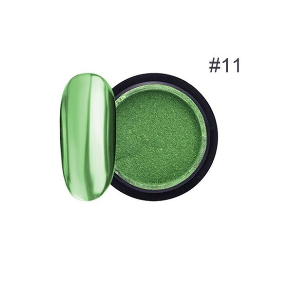 Rose Gold Bubble Mirror Powder Metallic Nail Glitter Holographics Chrome Dust Sparkling Flakes Pigment Manicur Nail Art Decor