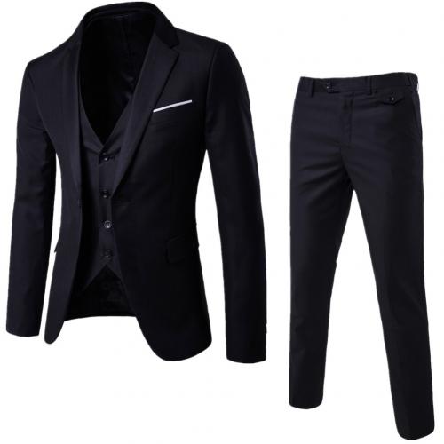 3Pcs/Set Luxury Mens Suits Set Grey Formal Blazer pants Vest Marriage Tuxedo male Business suit set Terno wedding mens suit slim