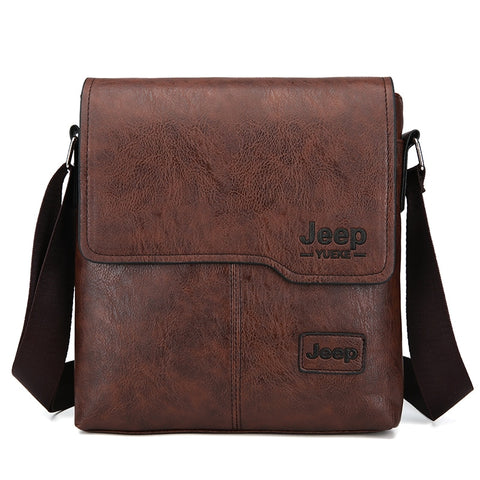 Fashion Men's Handbag Shoulder Bag Vintage Trends PU Leather Retro Messenger Bag Stylish Casual Male Crossbody Shoulder Bag