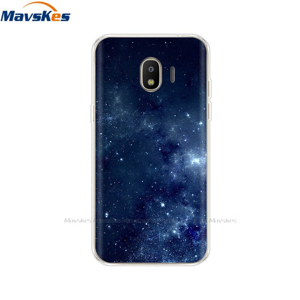 Silicone For Samsung Galaxy J2 Core Case Flower Soft TPU Back Cover for Galaxy J2 Core 2018 J 2 SM-J260F J260F J260 cover Coque