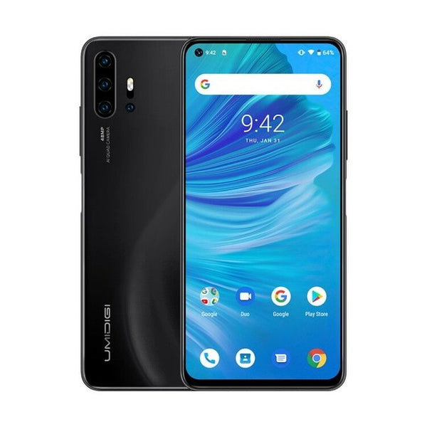 IN STOCK UMIDIGI F2 Android 10 Global Version 6.53"FHD+6GB 128GB 48MP AI Quad Camera 32MP Selfie Helio P70 Cellphone 5150mAh NFC