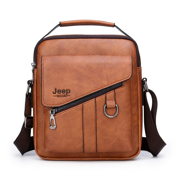 Retro Men's Handbag Shoulder Bag High Quality PU Leather Crossbody Business Bag Male Messenger Luxury Bags Designer Men's Bag