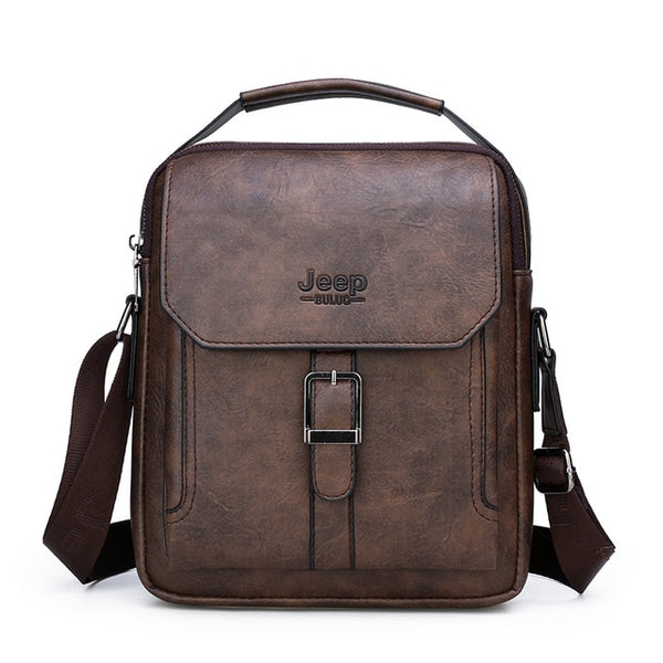 Retro Men's Handbag Shoulder Bag High Quality PU Leather Crossbody Business Bag Male Messenger Luxury Bags Designer Men's Bag