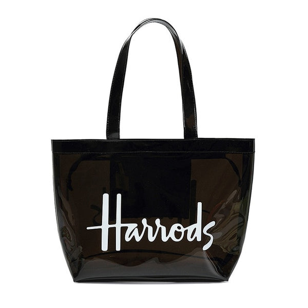 Large PVC Clear Transparent Tote Bags Women Candy Jelly Beach Summer Large Transparent Casual Shopping Shoulder Bags Travel