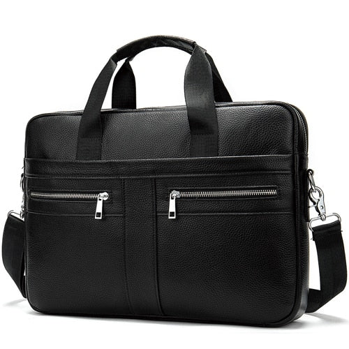 WESTAL Bag men's Genuine Leather briefcase Male man laptop bag natural Leather for men Messenger bags men's briefcases 2019