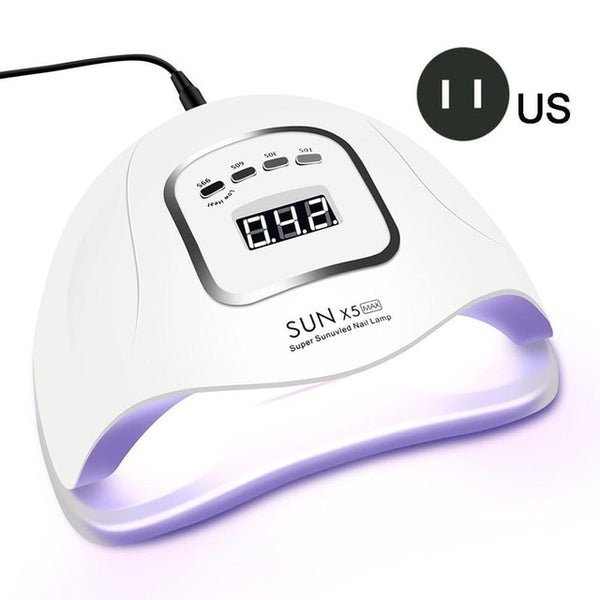 LED Nail Lamp for Manicure 80/54W Nail Dryer Machine UV Lamp For Curing UV Gel Nail Polish With Motion sensing LCD Display