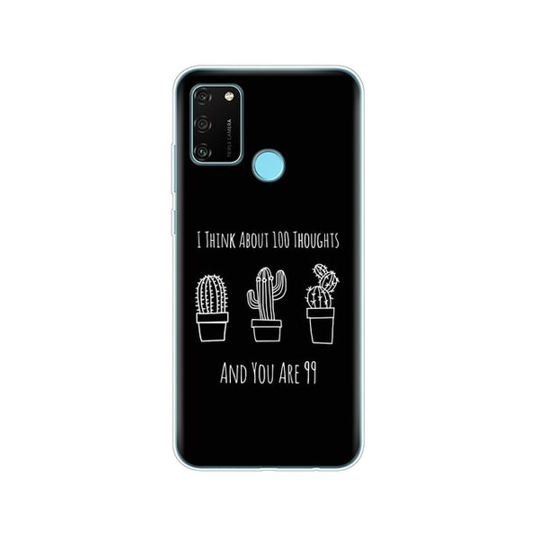 Case For HONOR 9A Case 6.3" Soft Tpu silicon Phone Cover for Huawei Honor 9A 9 A MOA-LX9N Coque Funda Skin shockproof cute