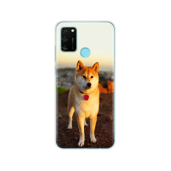 Case For HONOR 9A Case 6.3" Soft Tpu silicon Phone Cover for Huawei Honor 9A 9 A MOA-LX9N Coque Funda Skin shockproof cute