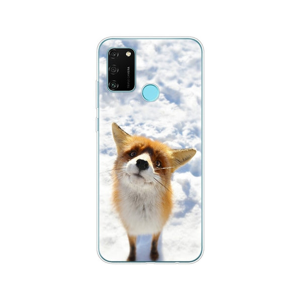 Case For HONOR 9A Case 6.3" Soft Tpu silicon Phone Cover for Huawei Honor 9A 9 A MOA-LX9N Coque Funda Skin shockproof cute