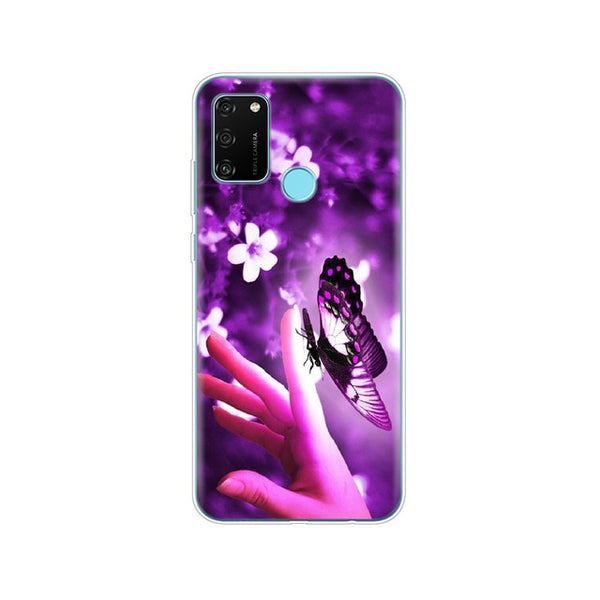 Case For HONOR 9A Case 6.3" Soft Tpu silicon Phone Cover for Huawei Honor 9A 9 A MOA-LX9N Coque Funda Skin shockproof cute