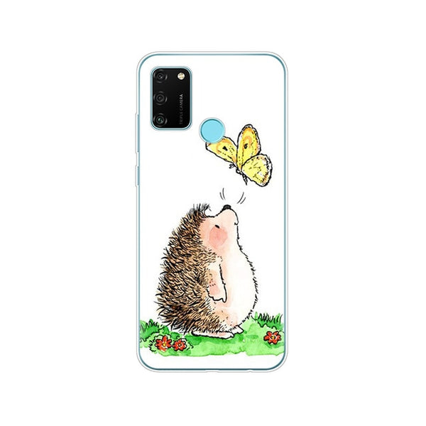 Case For HONOR 9A Case 6.3" Soft Tpu silicon Phone Cover for Huawei Honor 9A 9 A MOA-LX9N Coque Funda Skin shockproof cute