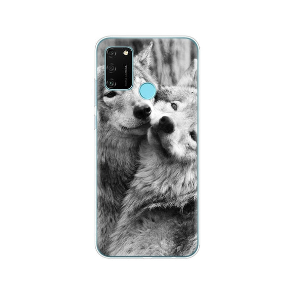 Case For HONOR 9A Case 6.3" Soft Tpu silicon Phone Cover for Huawei Honor 9A 9 A MOA-LX9N Coque Funda Skin shockproof cute