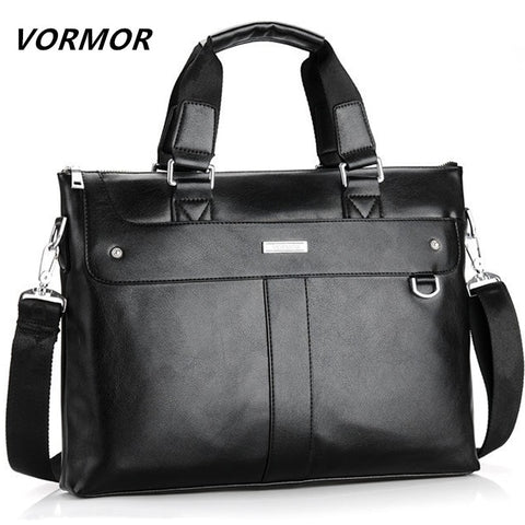 VORMOR 2020 Men Briefcase Business Shoulder Bag Leather Messenger Bags Computer Laptop Handbag Bag Men's Travel Bags