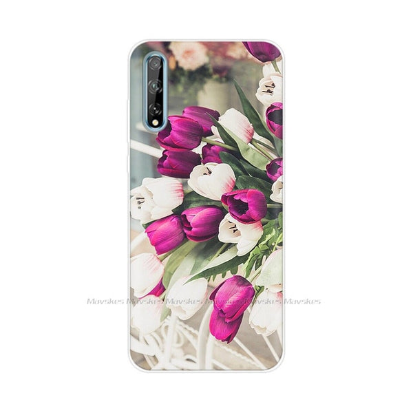 For Huawei Y8P Case 2020 Silicone Soft TPU Painted Back Cover Phone Case for Huawei Y8P AQM-LX1 Case 6.3" Bumper Fundas Coque