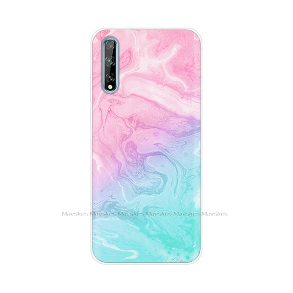 For Huawei Y8P Case 2020 Silicone Soft TPU Painted Back Cover Phone Case for Huawei Y8P AQM-LX1 Case 6.3" Bumper Fundas Coque