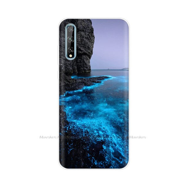 For Huawei Y8P Case 2020 Silicone Soft TPU Painted Back Cover Phone Case for Huawei Y8P AQM-LX1 Case 6.3" Bumper Fundas Coque