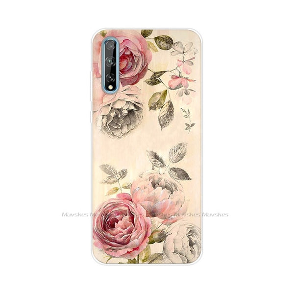 For Huawei Y8P Case 2020 Silicone Soft TPU Painted Back Cover Phone Case for Huawei Y8P AQM-LX1 Case 6.3" Bumper Fundas Coque